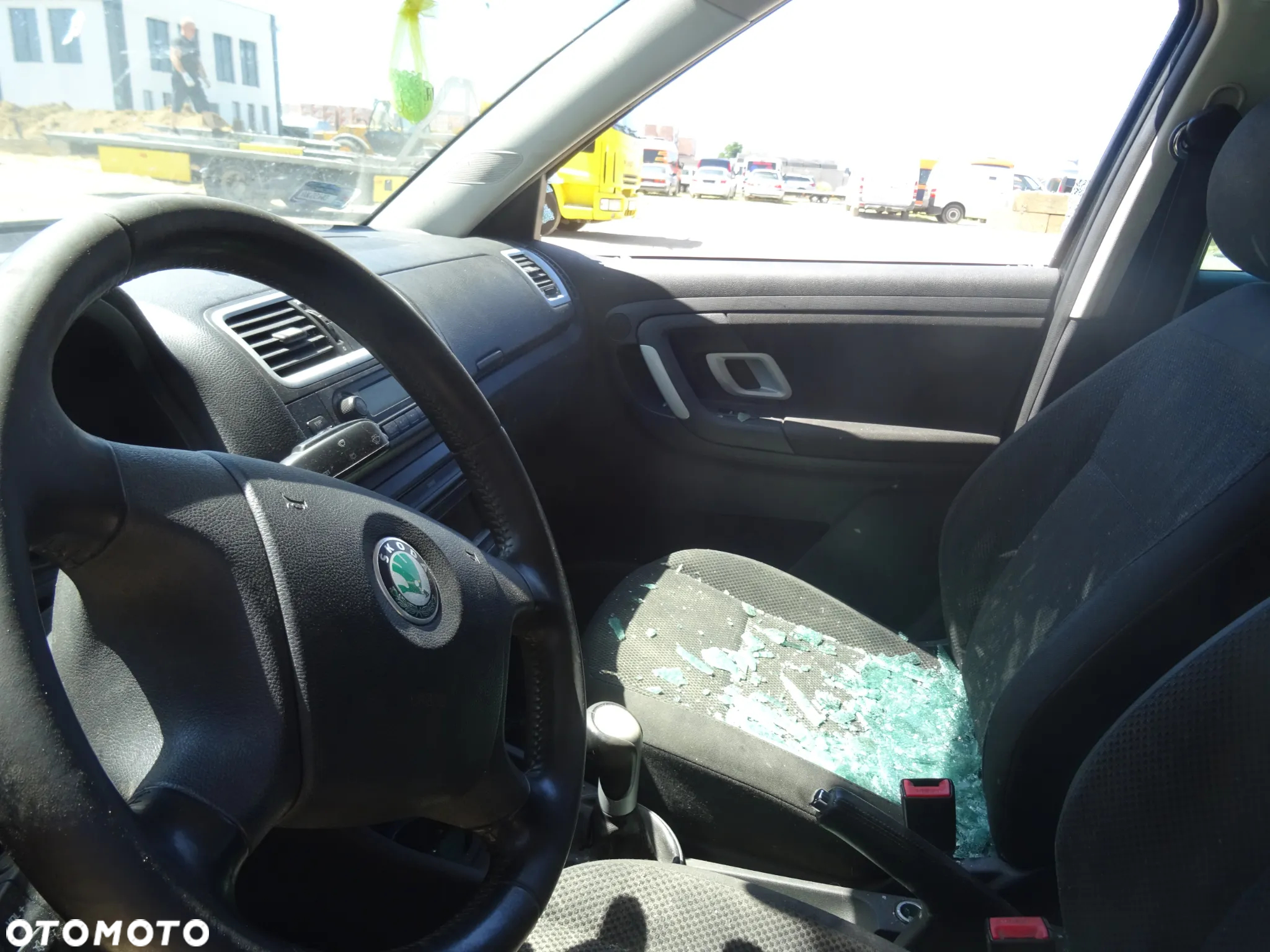 Skoda Fabia 2008 lakier(9910) na części maska błotnik zderzak drzwi klapa - 6