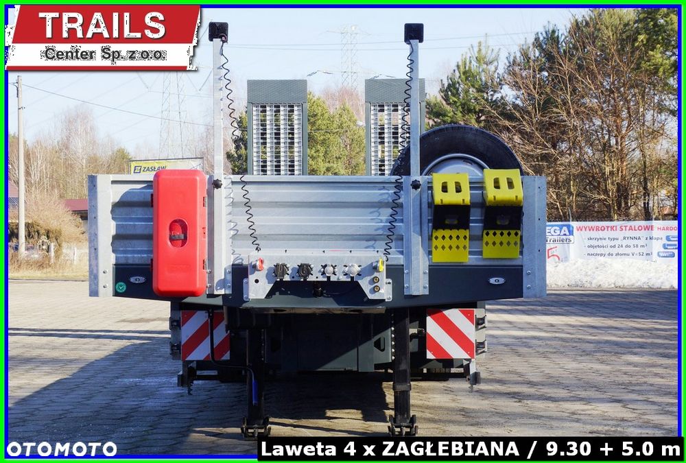 Inny Naczepa rozciągana dł. 18,60 m, zagłębiana x 4, szer. 3,00 m - NAJAZDY HYDRAULICZNE. !!! - 9