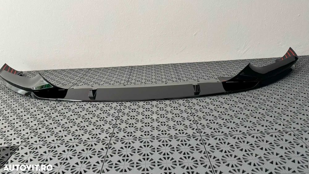 Prelungire Extensie Lip Bara Fata M BMW Seria 5 G30 G31, Negru Lucios - 3