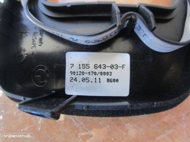 Grelha Friso 715564303F BMW E92 COUPE FASE 2 2012 335D 285CV 2P BRANCO INTERIOR GRE VELOCIDADES - 5