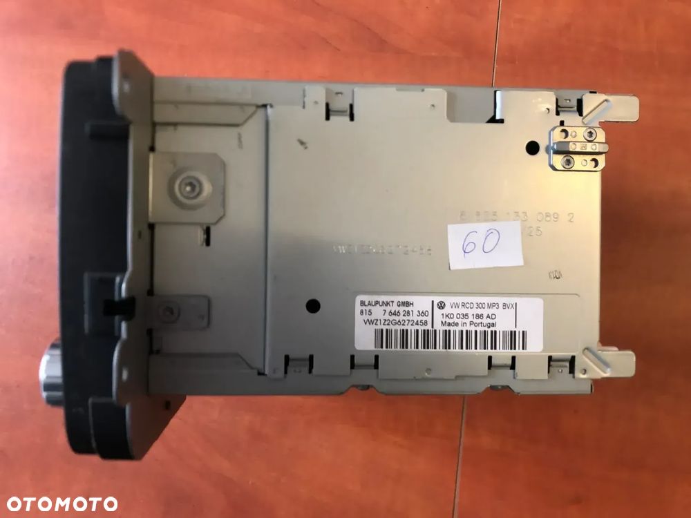 RADIO ODTWARZACZ CD MP3 VW 1K0035186AD - 3