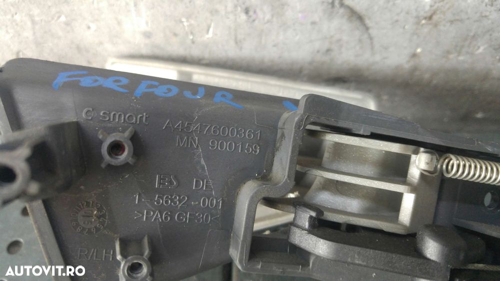 Maner interior stanga spate smart forfour 454 a4547600361 mn900159 15632001 - 3