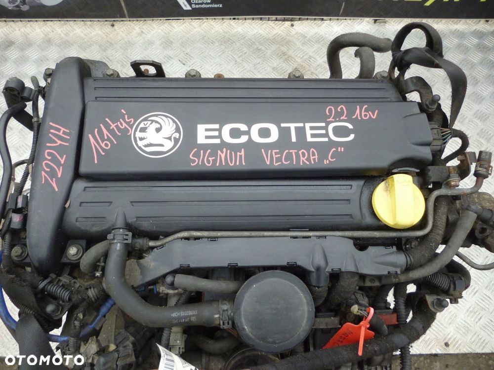 SILNIK OPEL VECTRA C SIGNUM 2.2 16V Z22YH 161 TYS - 2