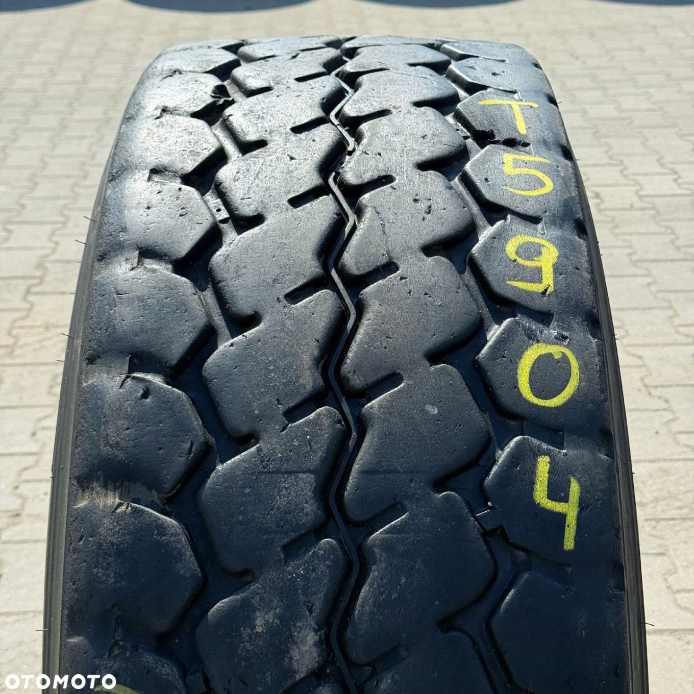385/65R22.5 HANKOOK SMART WORK TM15 10-12mm 2023r NACZEPA BUDOWLANA T5904 - 1