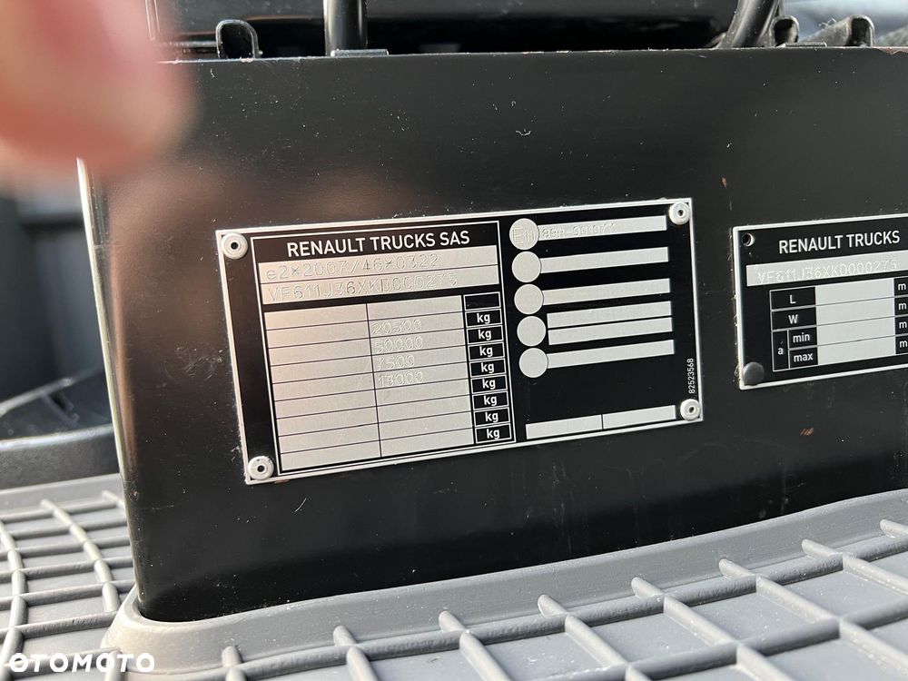 Renault T440 T 440 solówka  2019 BURTO FIRANKA winda 9,1 M wron-pol - 26
