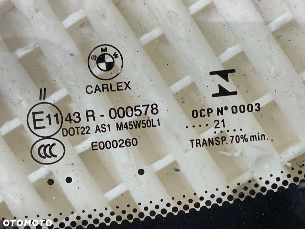 SZYBA PRZÓD  BMW 5 (G30, F90) 2016 - 2022 M5 Competition 460 kW [625 KM] benzyna 2018 - 2022 - 3