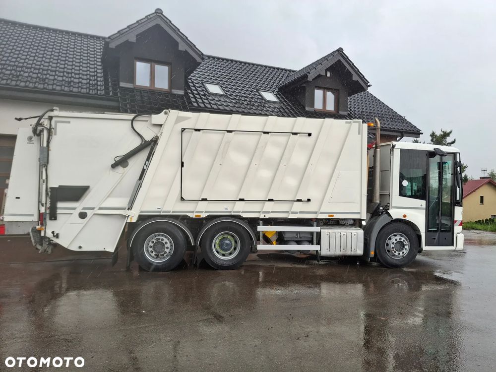 Mercedes-Benz Econic 2630 Śmieciarka Euro 6 FAUN Variopress 522 Zoeller 22m3 3 Osie Tylna Oś Skrętna WAGA MOBA Ważenie Odpadów Zawieszenie Pneumatyczne Centralne Smarowanie Zabudowy - 9