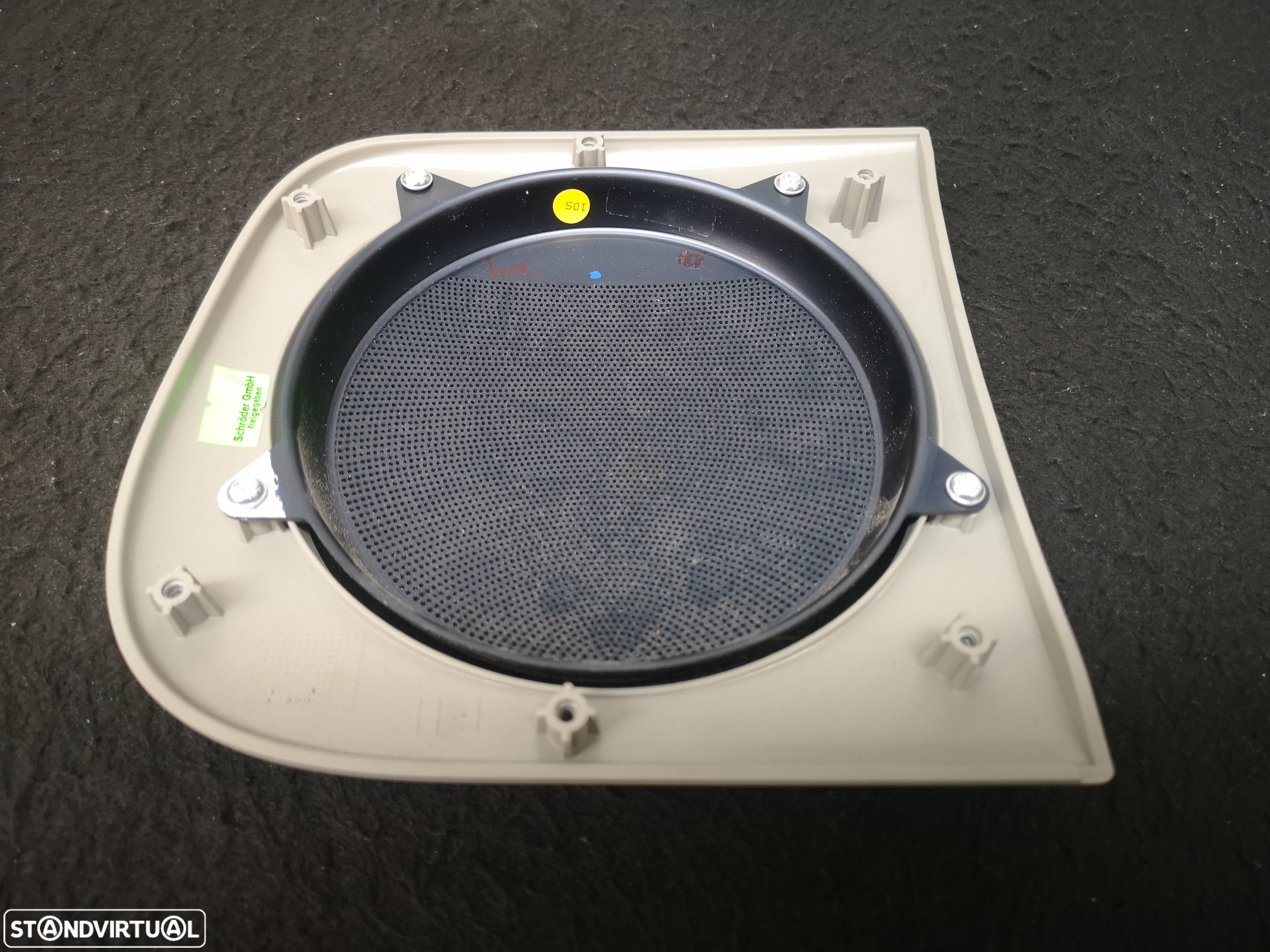 Tampa  coluna de som da porta  traseira esquerda B&O bang&olufsen originais Audi S8 A8 d3 4e0 2003-2009 - 4