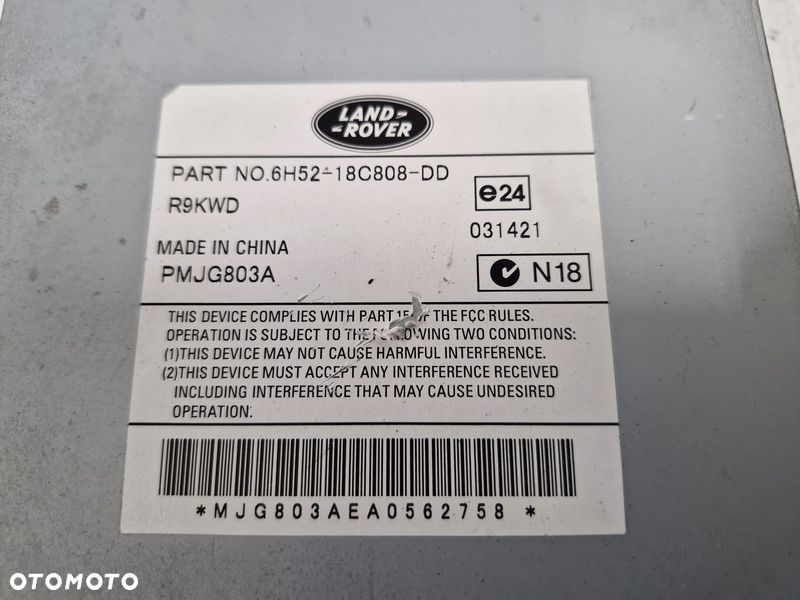 JAGUAR XF X250 I 1 MODUŁ WZMACNIACZ AUDIO RADIA 6H52-18C808-DD - 4