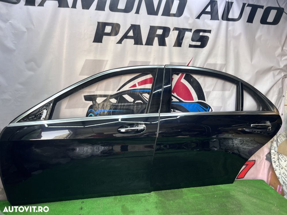 Mercedes S-Class W222 Long Portiera Usa Stanga Fata-Spate Negru 197 - 4
