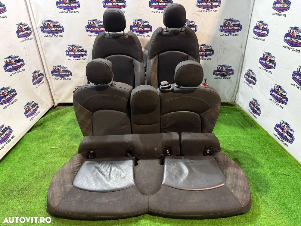 INTERIOR TEXTIL / PIELE  / SCAUNE + BANCHETE MINI COOPER D F55 1.5 DIESEL 2016 / HATCHBACK 5 USI 2014-2020 - 1