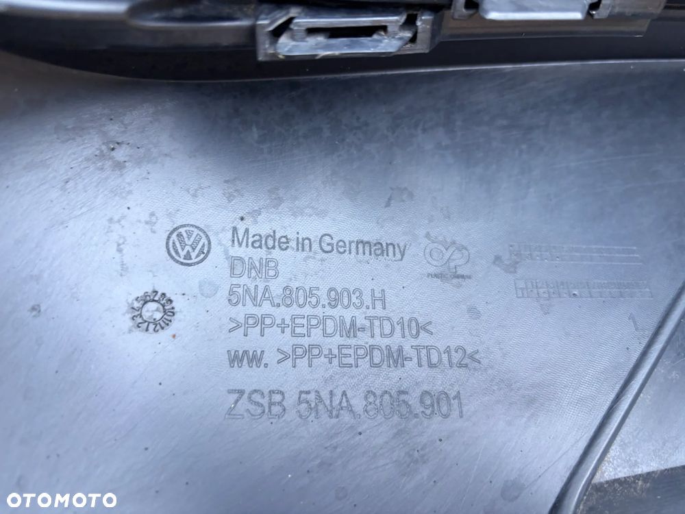 Vw Tiguan II Lift Zderzak Przedni Bordowy Chrom Kratka Zderzaka Dół Zderzaka Kompletny 5NA853665F 5NA807221C 5NA805903H 5NA805901 Pod Czujniki Parkowania - 17