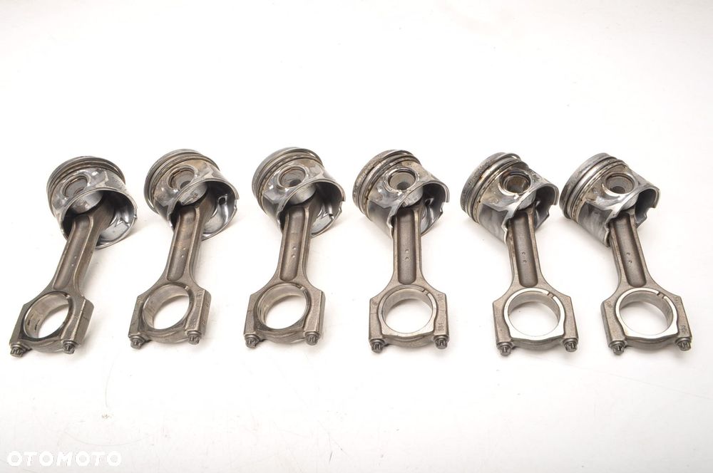 BMW E60 E61 525d 2.5D 177KM TŁOK + KORBOWÓD SILNIKA M57D25 256D2 284tys - 7