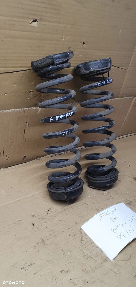 Sprężyny sprężyna zawieszenia tył tylne BMW I E81 E87 C1 - 4