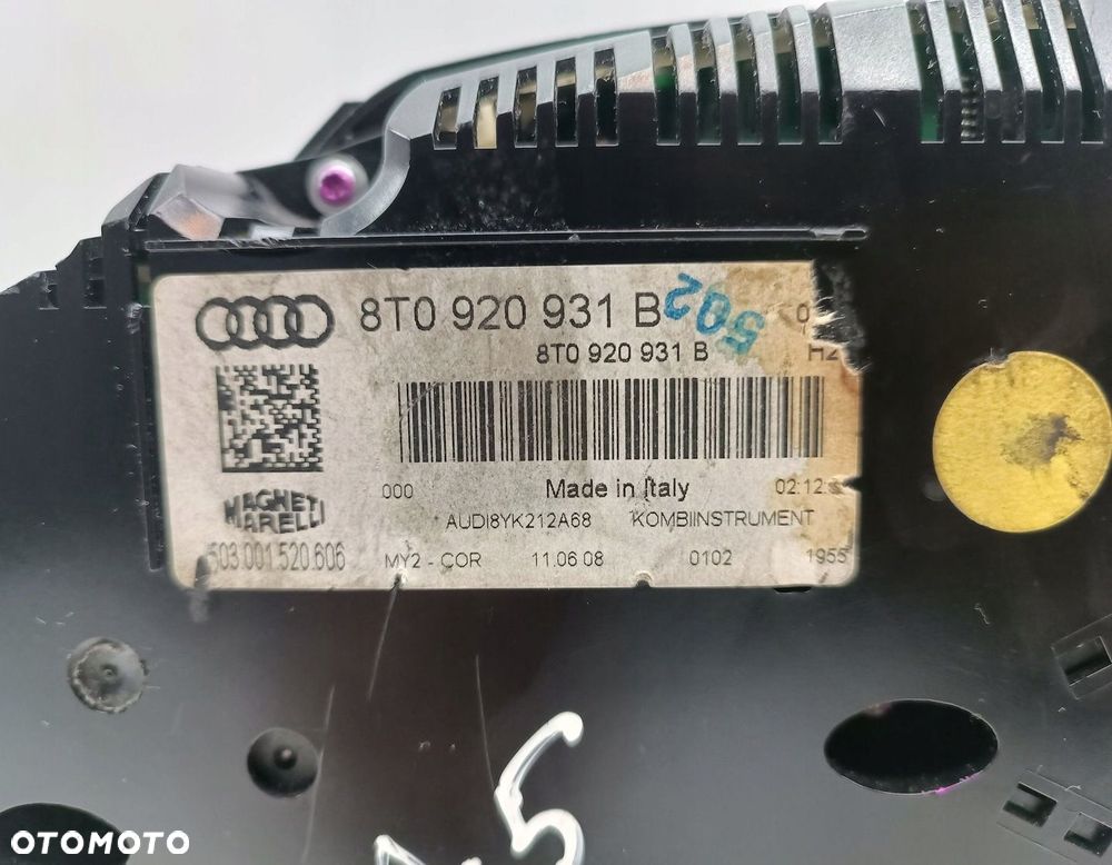 ZEGARY LICZNIK AUDI A5 S5 8T 4.2 8T0920931B - 6