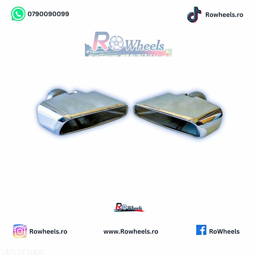 Ornamente tobe Tips evacuare sport BMW seria5-6-7 G30 G31 G11 G12 M performance - 2