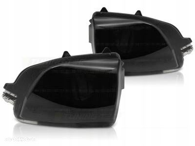 MIGACZE BOCZNE W LUSTERKO VOLVO XC70 XC90 06-14 SMOKE LED DTS - 1
