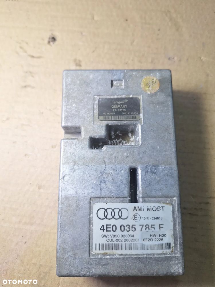 moduł  interface AUDI A6 C6 4E0035785F   (14/7) - 4