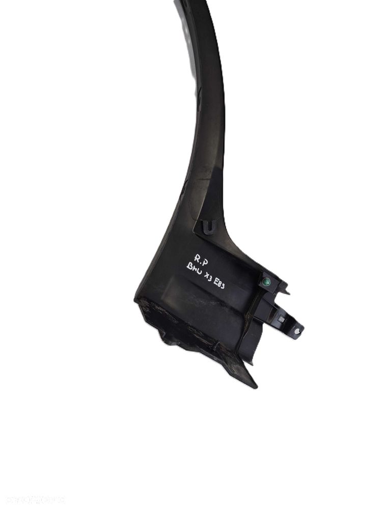 Listwa Błotnika Prawa Prawy Przód BMW X3 E83 CZARNA Oryginał - 6