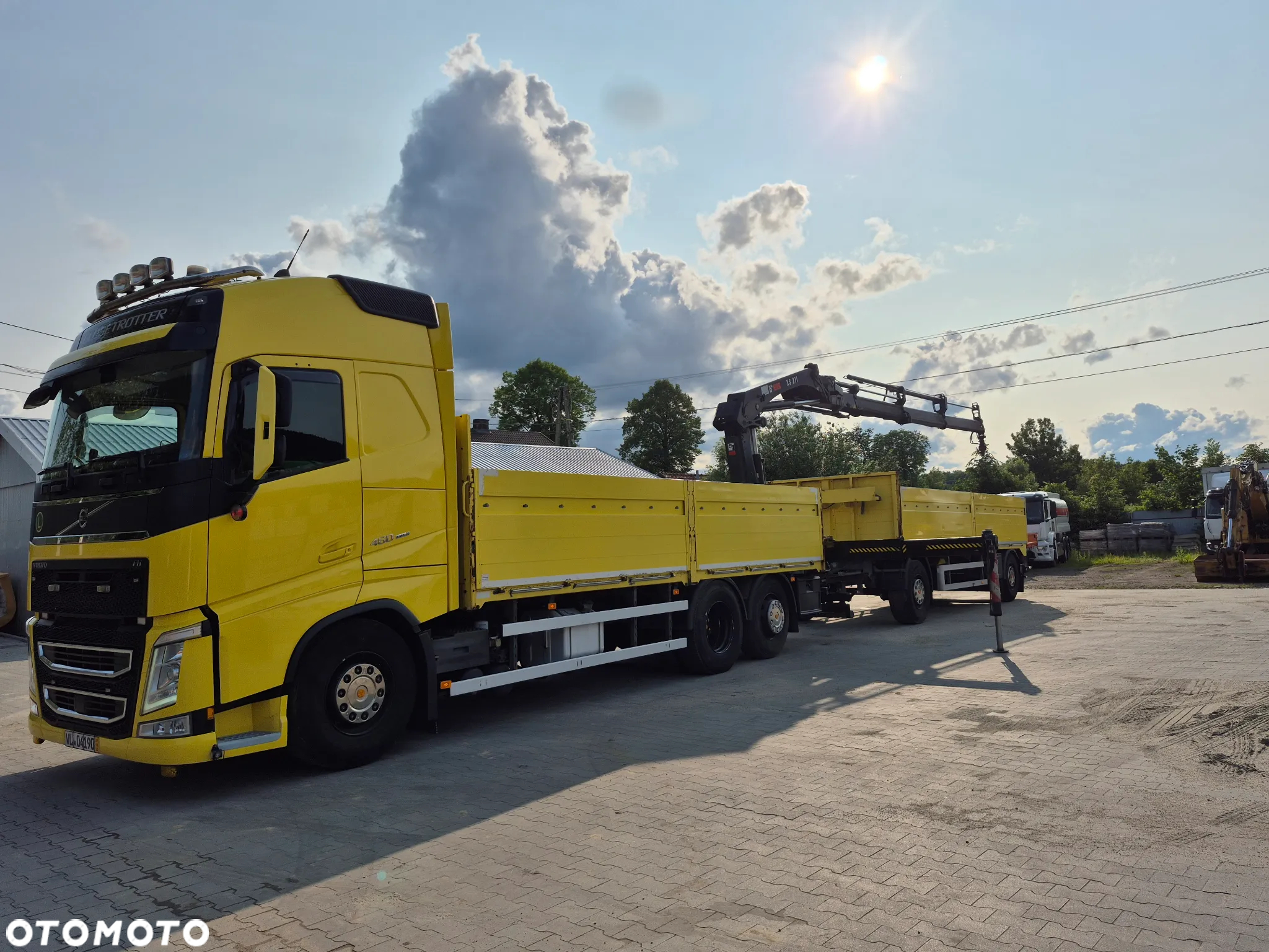 Volvo ZESTAW VOLVO 460 +HIAB 211EP-3 HIDUO +ROTATOR +PRZYCZEPA - 17