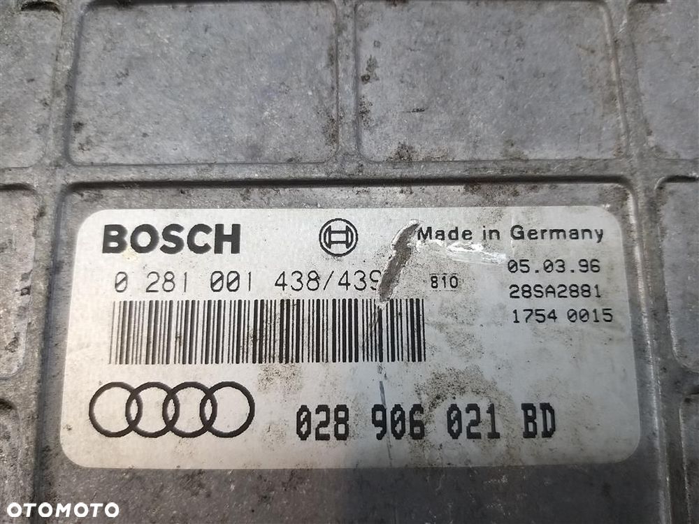 Komputer sterownik silnika Audi A4 B5 1995-2001 1,9 TDI 028906021BD - 4