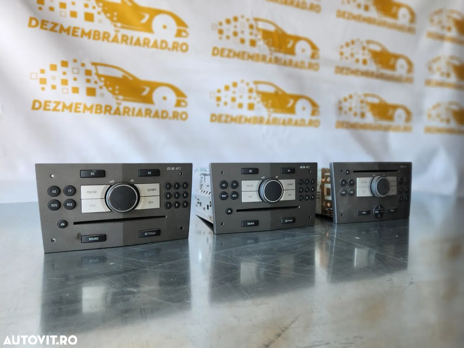 Radio Cd Opel Astra H Zafira B CD30 MP3 - Dezmembrari Arad - 2