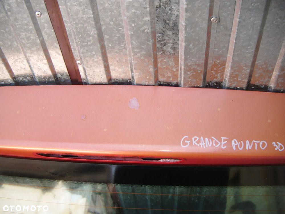 fiat grande punto 3d klapa tył z szybą - 2