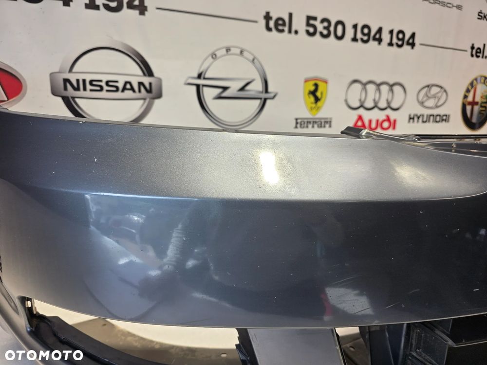 SKODA OCTAVIA II LIFT 1Z0 08-12 ZDERZAK PRZEDNI PRZÓD ŁADNY KOLOR SZARY METALIK NR 1Z0807221M NR AUKCJI NZ2078 - 9