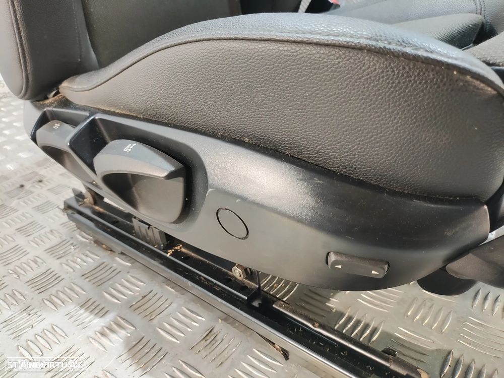 BANCO BANCOS ORIGINAIS BMW SERIE 1 E82 COUPE PACK M PELE TECIDO ELECTRICOS AIRBAG - 6