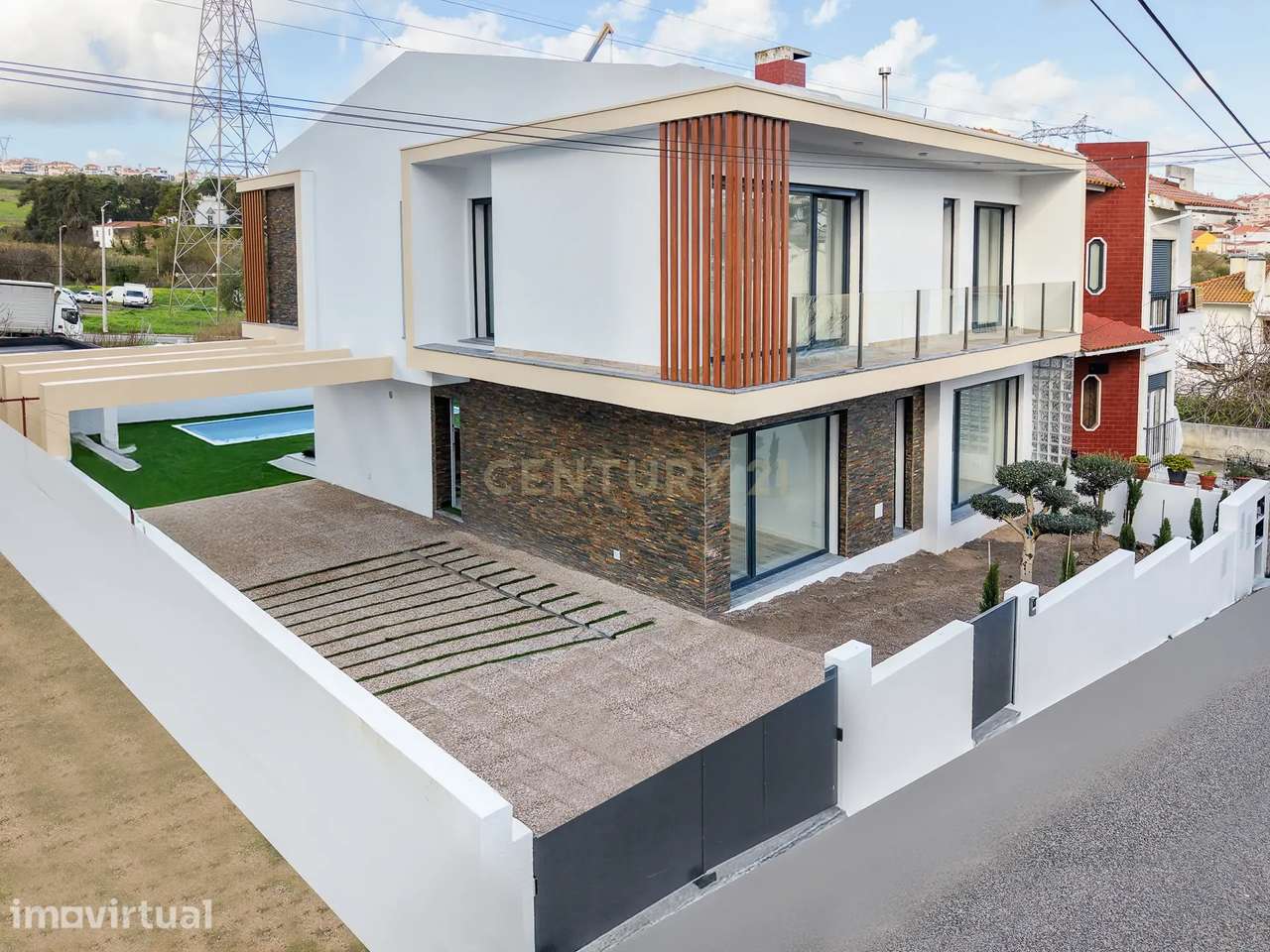 MORADIA  CONTEMPORÂNEA T6. LUXO, CONFORTO E MODERNIDADE COM PISCINA - Grande imagem: 4/53