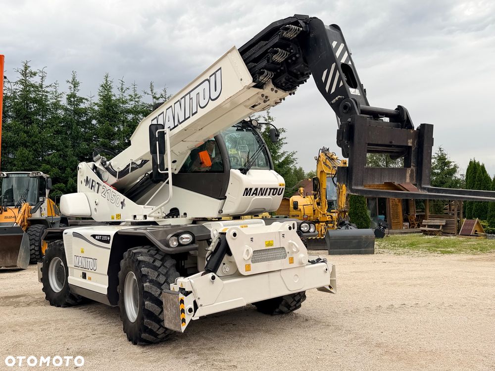 Manitou Ładowarka teleskopowa Manitou Mrt 2150 + Privilage Roto obrotowa 360 Pilot sterowanie radiowe Kosz Widły 2016/17 1840 2550 2540 silnik Mercedes 2150+ Merlo - 24