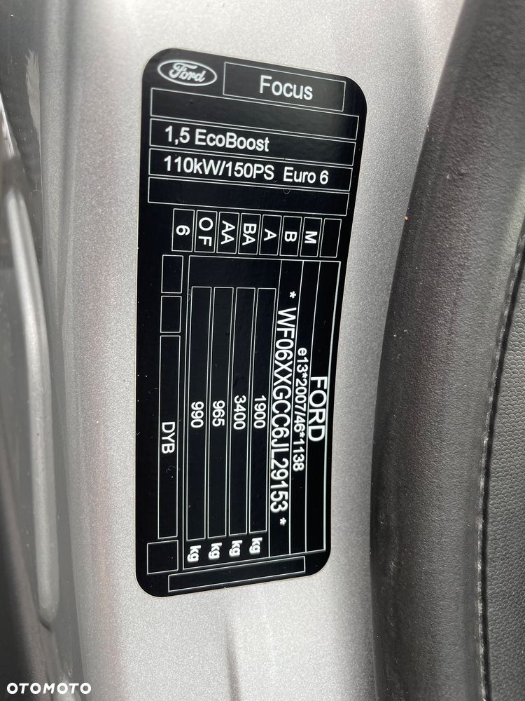 Ford Focus 1.5 EcoBoost Trend ASS - 35