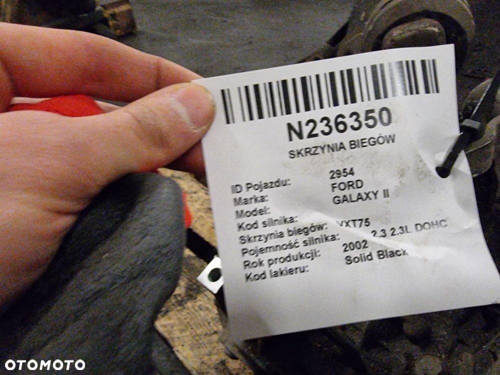 SKRZYNIA BIEGÓW FORD GALAXY II 2.3 BENZ - 2
