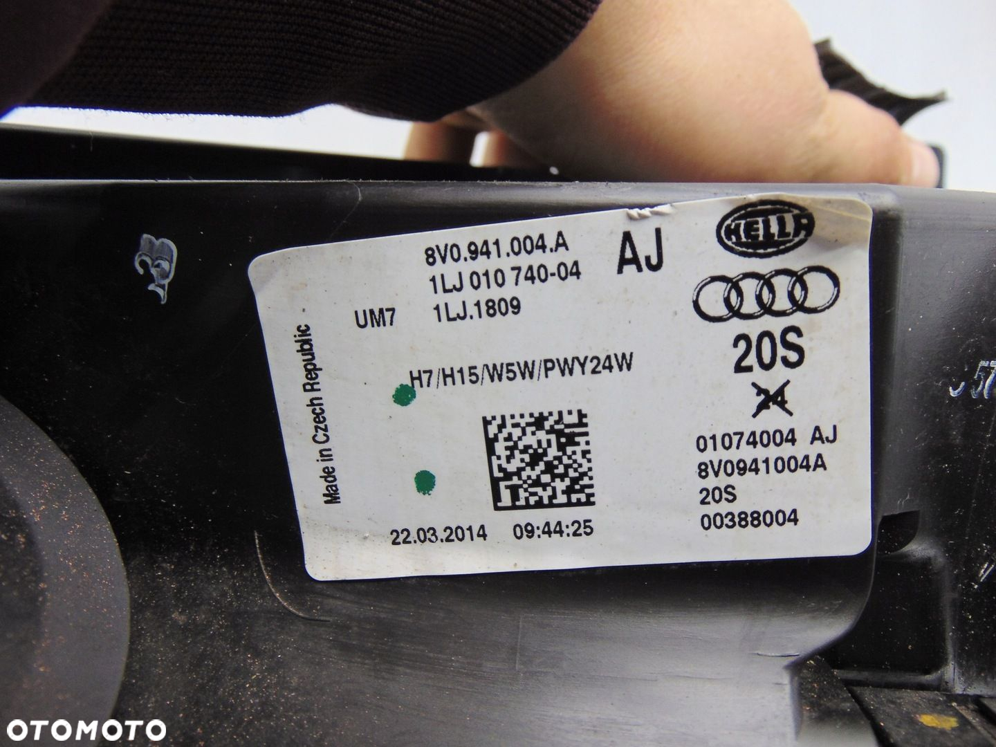 LAMPA PRAWY PRZÓD PRAWA PRZEDNIA AUDI A3 8V 12-16R 8V0941004A UK - 5