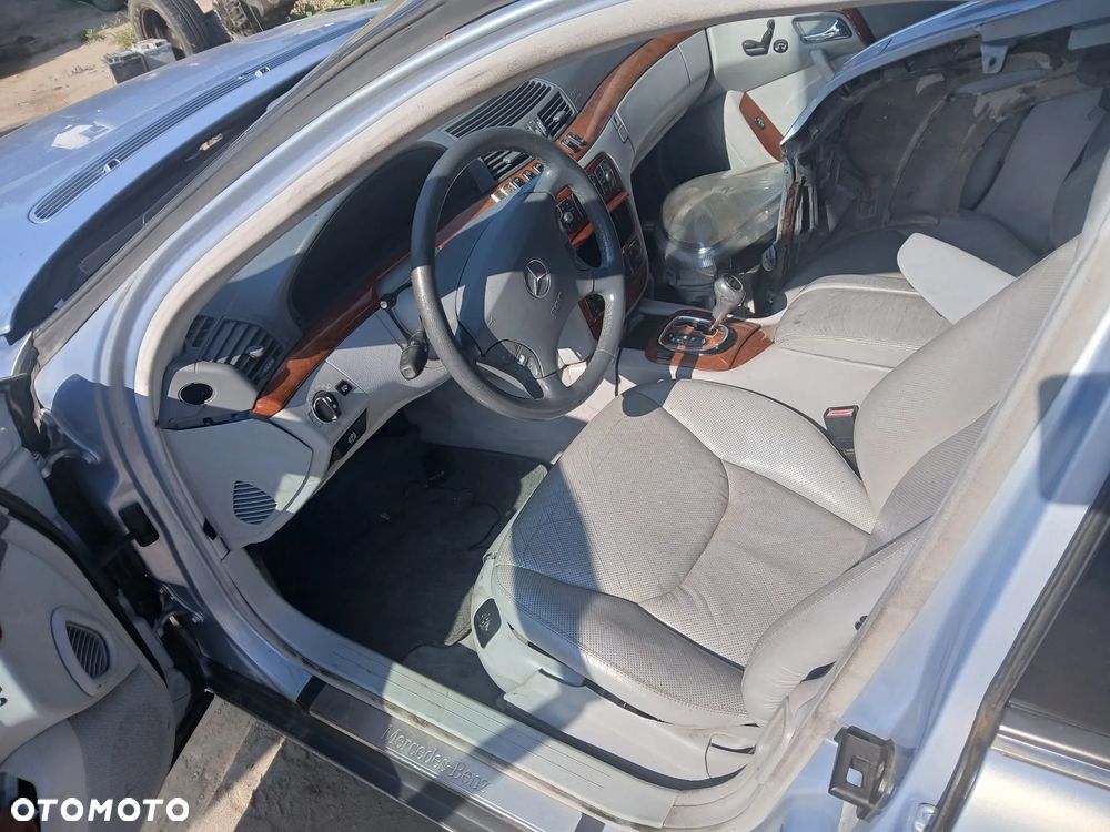 mercedes w220 s klasa 347 maska zderzak lampa grill błotnik drzwi zbiornik paliwa szyba - 4