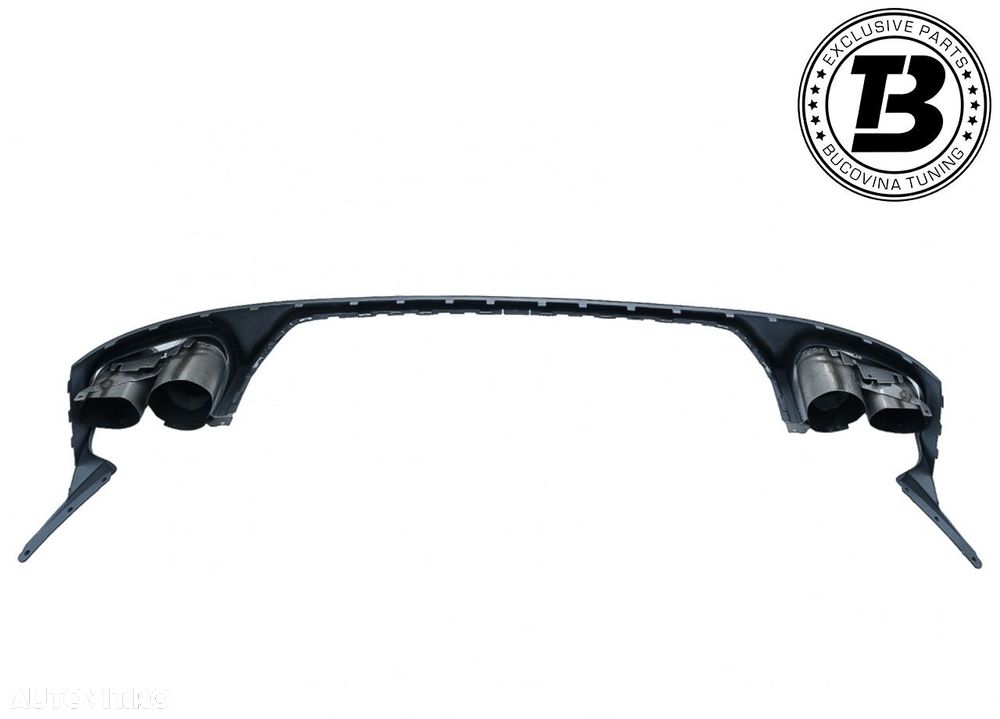 Difuzor Bara Spate cu Ornamente compatibil cu Audi Q8 S-line SQ8 Design - 6