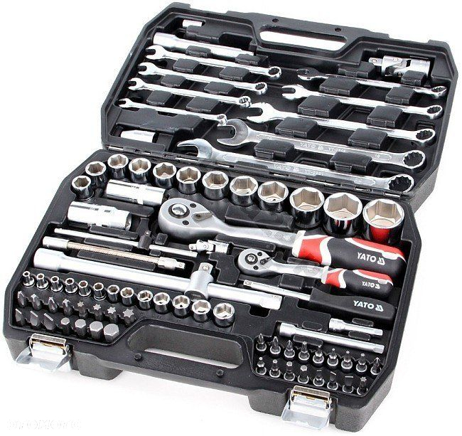 YATO ZESTAW KLUCZY NASADOWCH NARZĘDZI 82el YT-1269 PŁASKO OCZKOWE TORX - 2