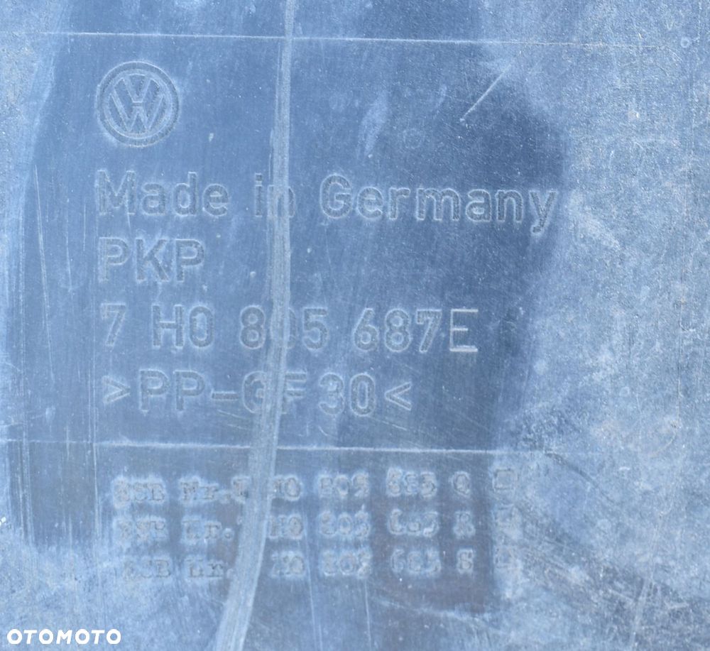 OSŁONA PŁYTA POD SILNIK VW T5 2.5 TDI 7H0805687E - 6