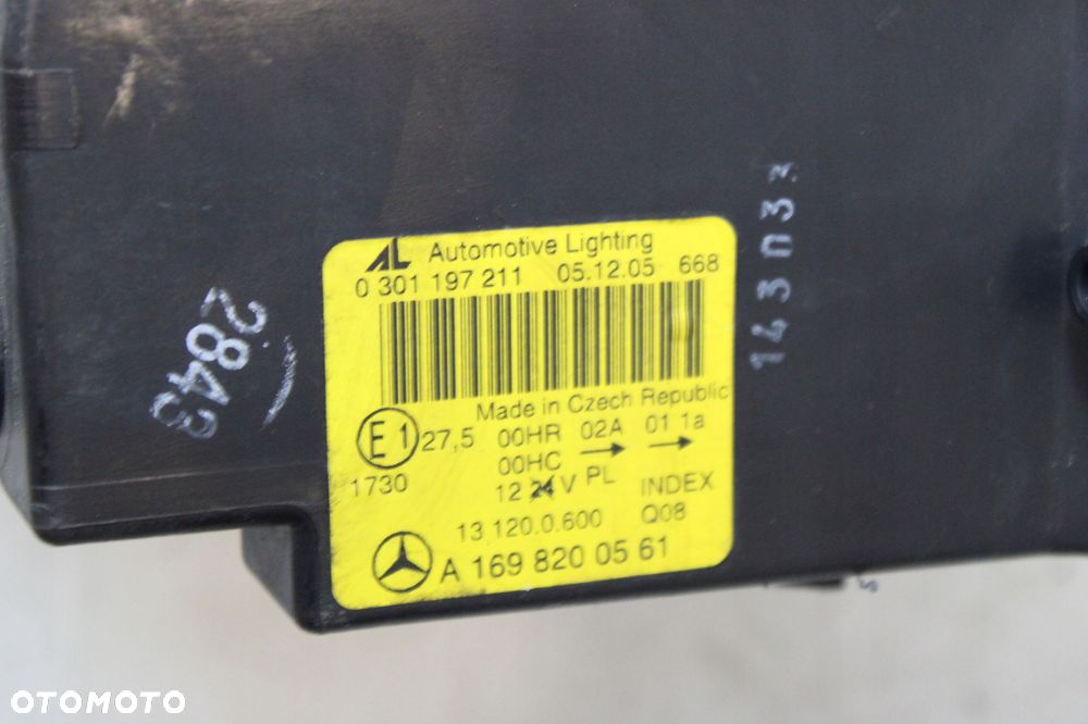 LAMPA REFLEKTOR LEWY PRZÓD MERCEDES A W169 (04-08) A1698200561 EUROPA LEWA - 10