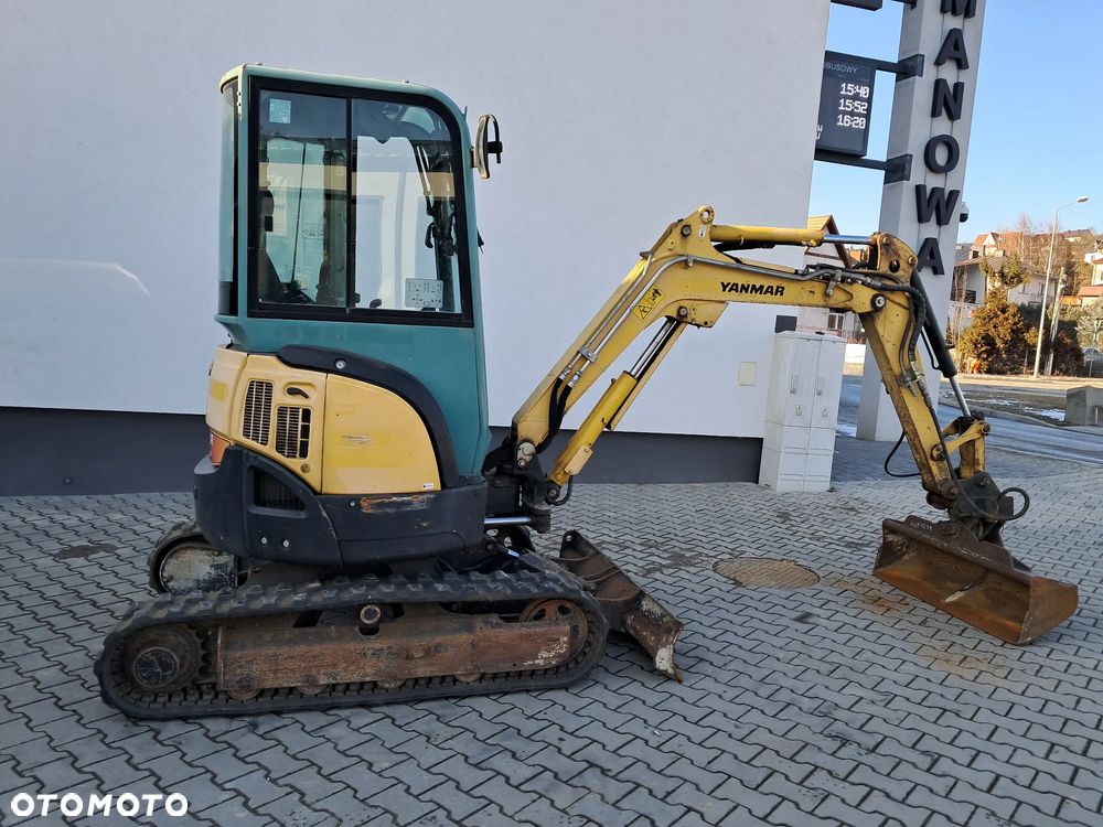 Yanmar VIO25-4 waga 2775 kg 2.8t ton 2450 mth * 2015r * minikoparka * dodatkowe linie hydrauliczne * 3 łyżki * lusterka * skarpówka hydrauliczna pełne oświetlenie * zero obrys długie ramie szybkozłącze MS03 bez DPF kubota u27-4 kx027 vio 26 27 jcb 8025 8026 takeuchi tb 225 CAT 302.7 VOLVO ecr 25 wacker EZ26 - 1