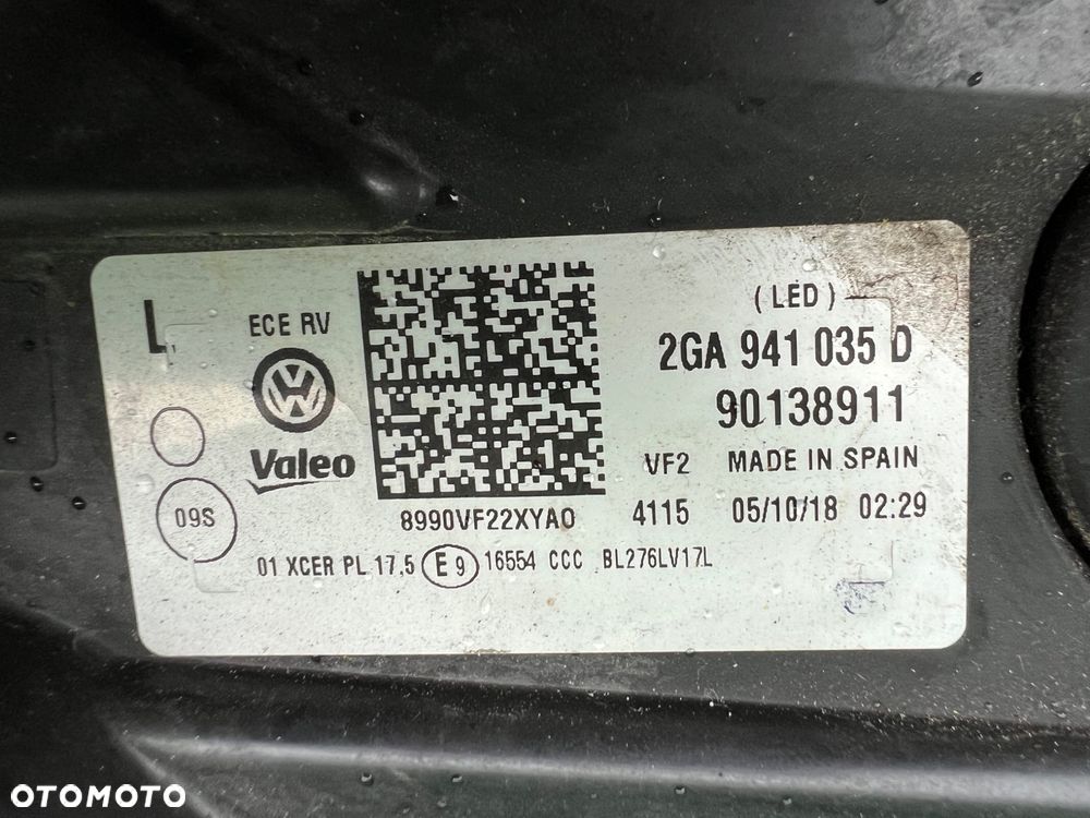 LAMPA LEWA LEWY FULL LED VW T ROC A11 2GA941035D - 4