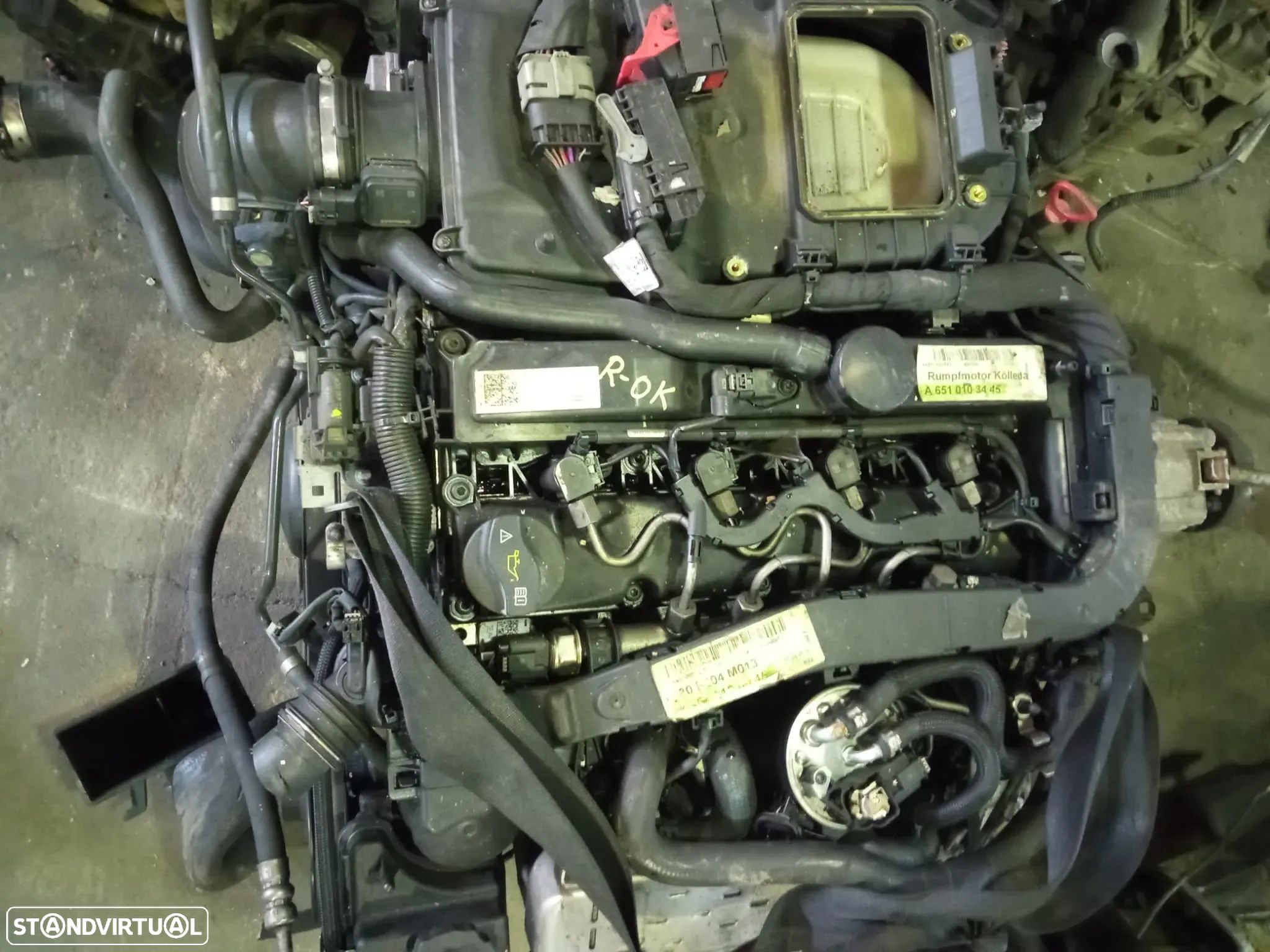 Motor Mercedes C200 CDi W204 REF: 651913 - 1