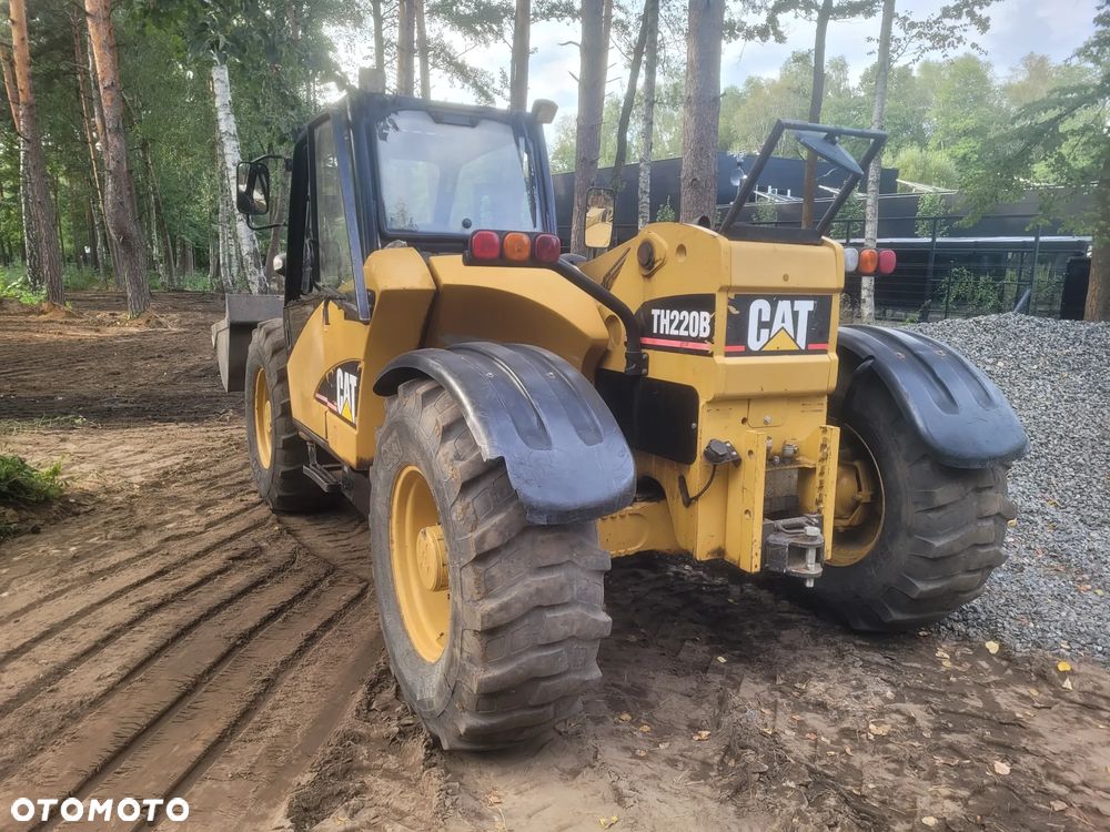 Caterpillar TH220B CAT TH 220 B ładowarka teleskopowa łycha widły mniejsza od TH330 - 3