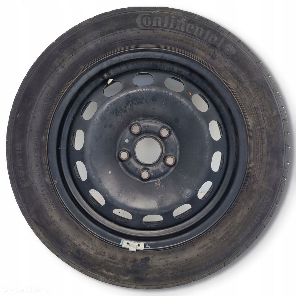 KOŁO ZAPASOWE VW Golf VI Octavia II felga zapas 205/55 R16 5x112 1K0601027B - 1