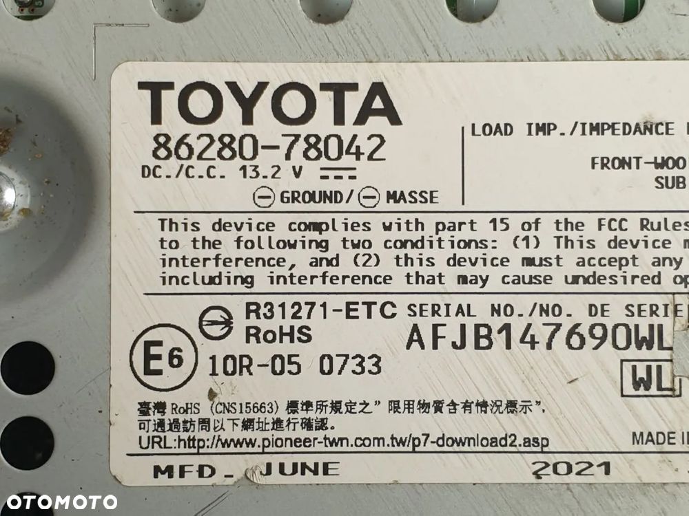 LEXUS NX 17-21r Wzmacniacz - 7