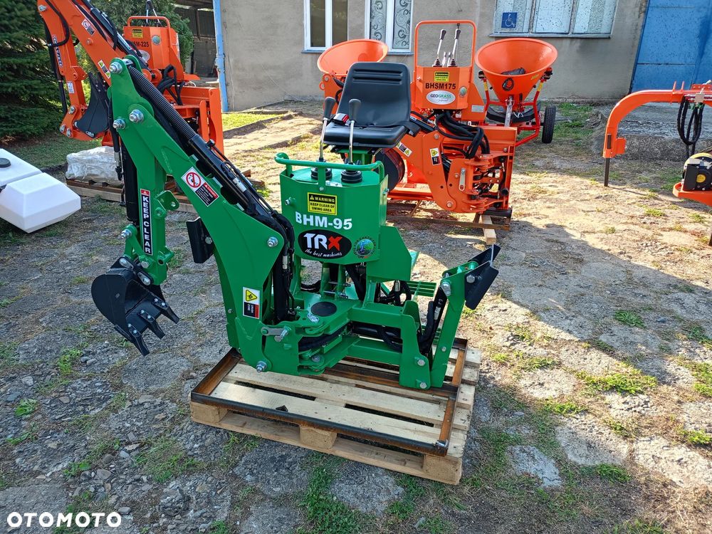 Koparka do ciągnika BHM95 z własną pompą hydrauliczną Mikrus Troll TRX Raty Transport - 2