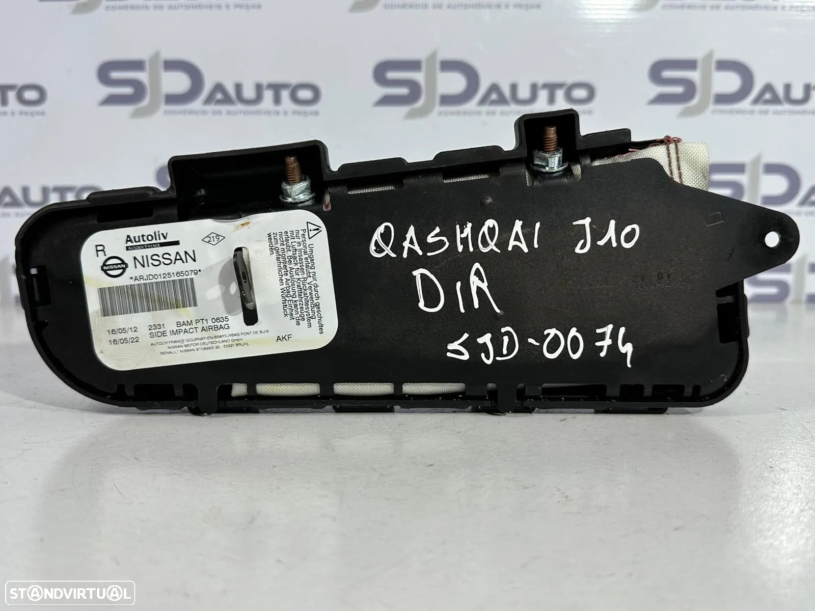 Airbag Banco Direito / Esquerdo - Nissan Qashqai (J10) (2013) - 4