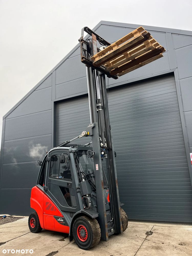 Linde H35 H30 widły wysuwane teleskopowe 135-235cm, pozycjoner 41-135cm, przesuw boczny kabina - 15