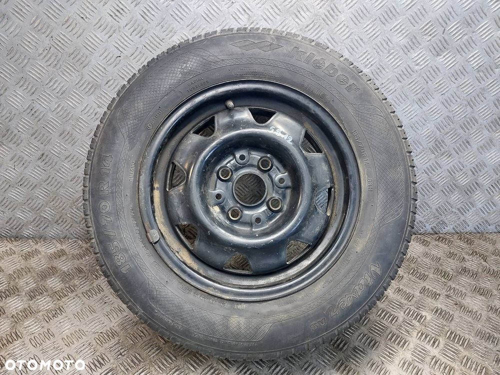 KOŁO FELGA ZAPAS 4X108 5,5Jx14 FI57,1 185/70R14 AUDI 80 B4 431601025L - 1