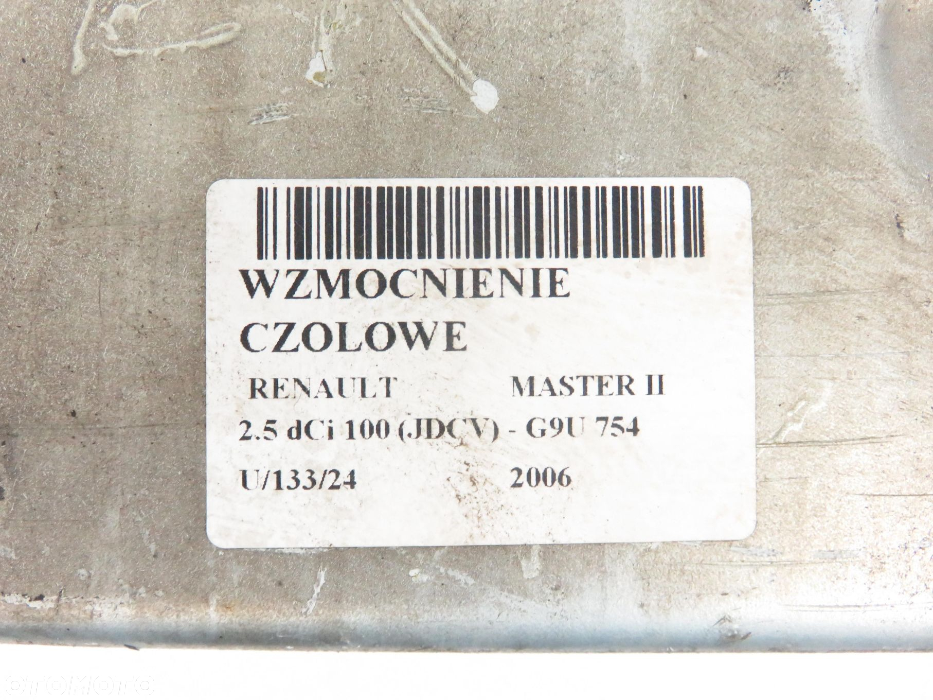 BELKA ZDERZAKA PRZÓD RENAULT MASTER II LIFT - 2